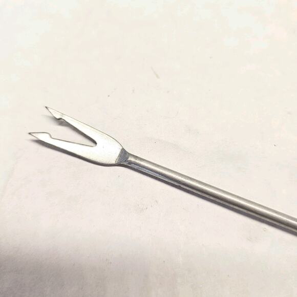 Mid-century Fondue Skewers Forks With Holder wood Handles & Base Retro Japan MCM - Picture 5 of 10